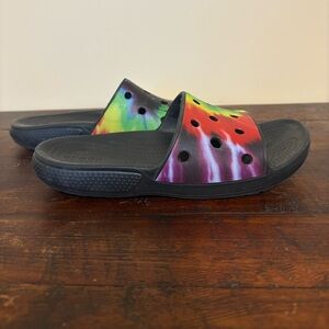 Crocs Tie-dye Slide Sandals Size Women’s 8/Men’s 6
